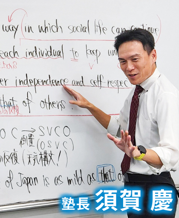 塾長 須賀 慶